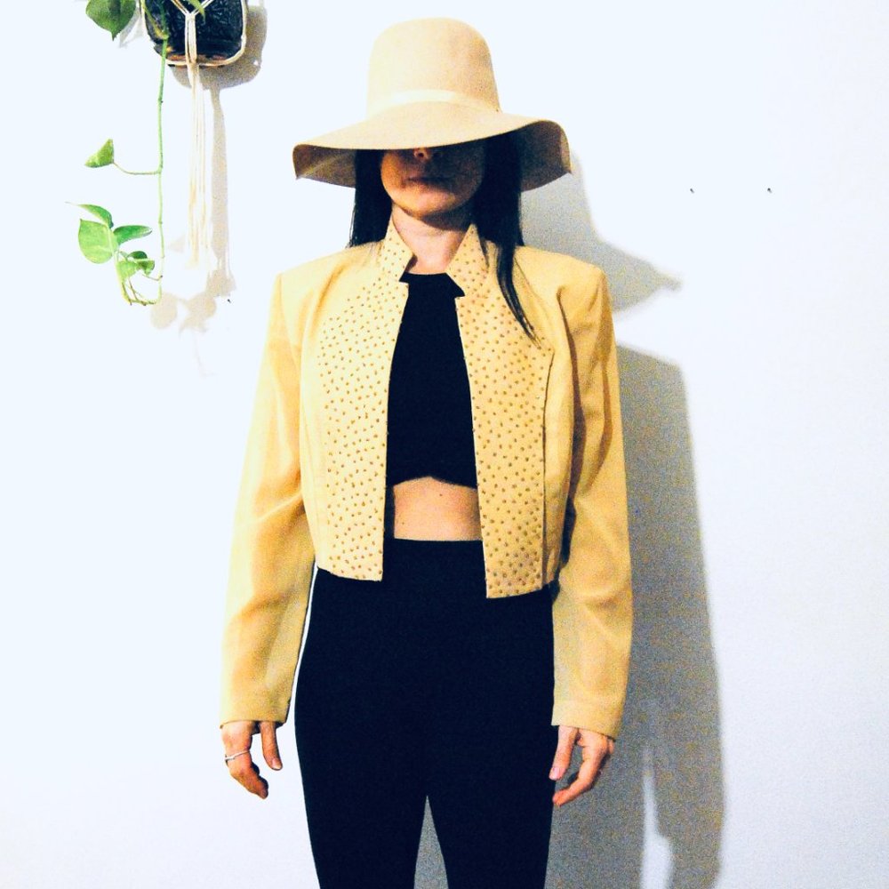 Vintage Beaded Detailed Blazer